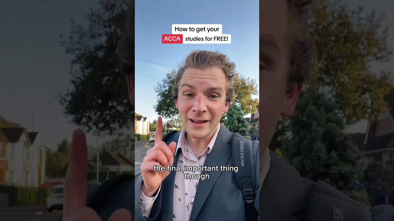 How to get your ACCA studies paid for FREE! #shorts