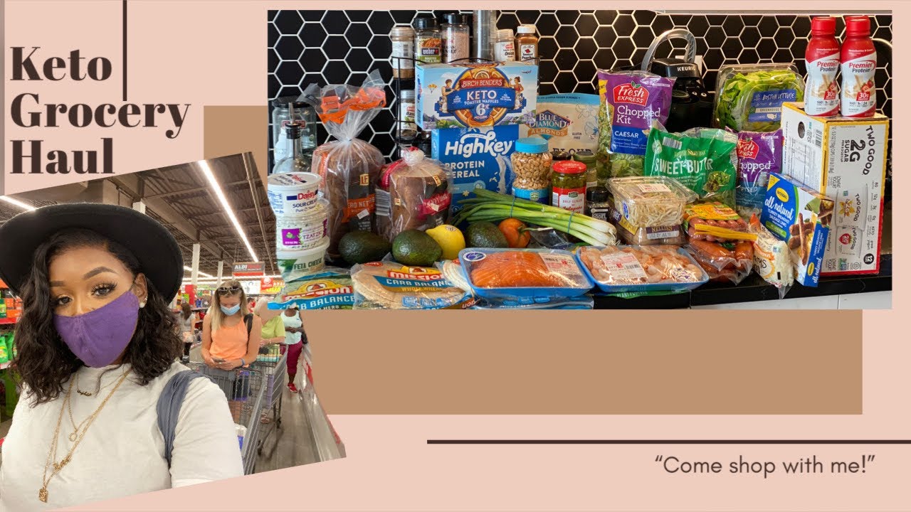 Keto Grocery Haul! Come Shopping with me! Aldi's Keto Bread! New Carb Balance wraps, Keto on Amazon!