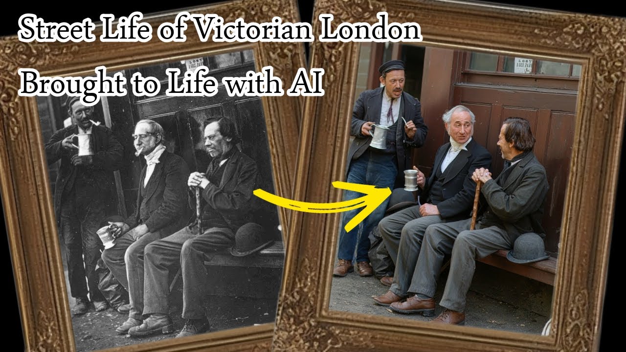 AI Photo to Video: 1800s Street Life of Victorian London