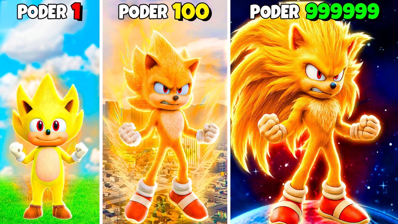 Mejorando a SUPER SONIC en GTA 5 !! (Sonic Movie mod)