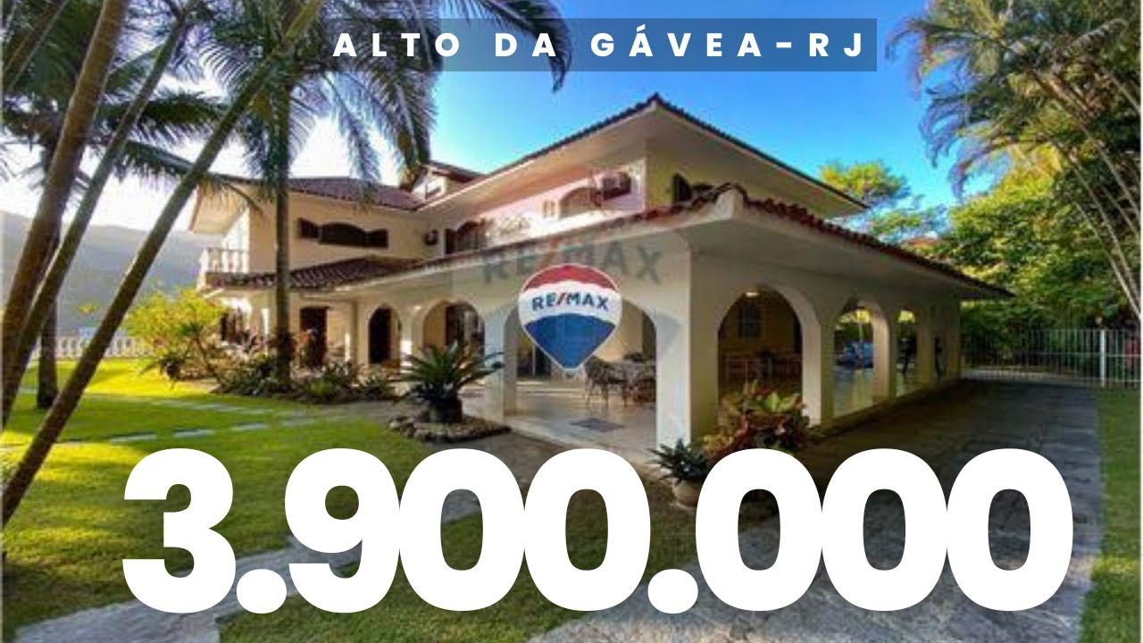 Mansão no PARAÍSO ALTO DA GÁVEA | Rua sem saída | Rio de Janeiro - R$3.900.000,00