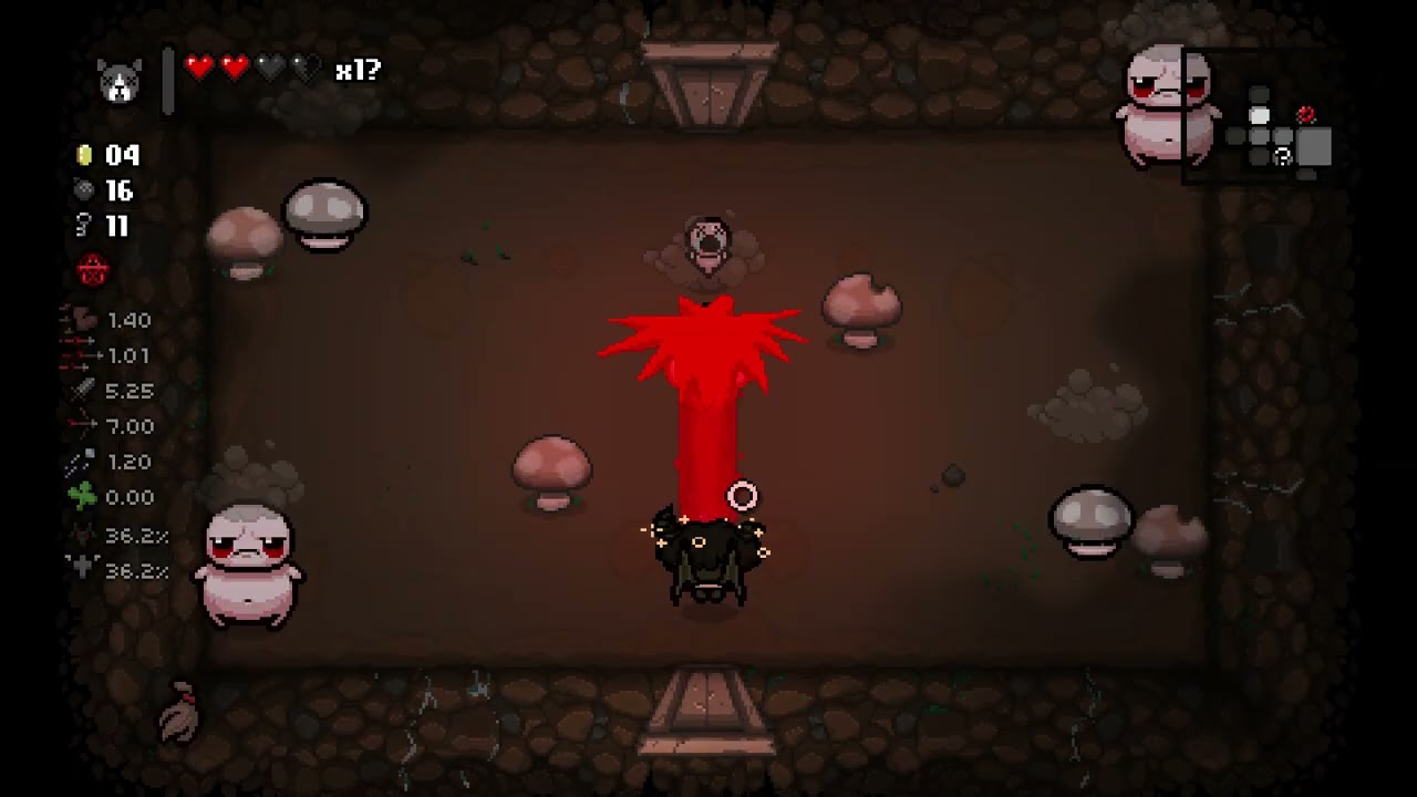 The Binding of Isaac Repentance, Azazel MEGA RUN OP.