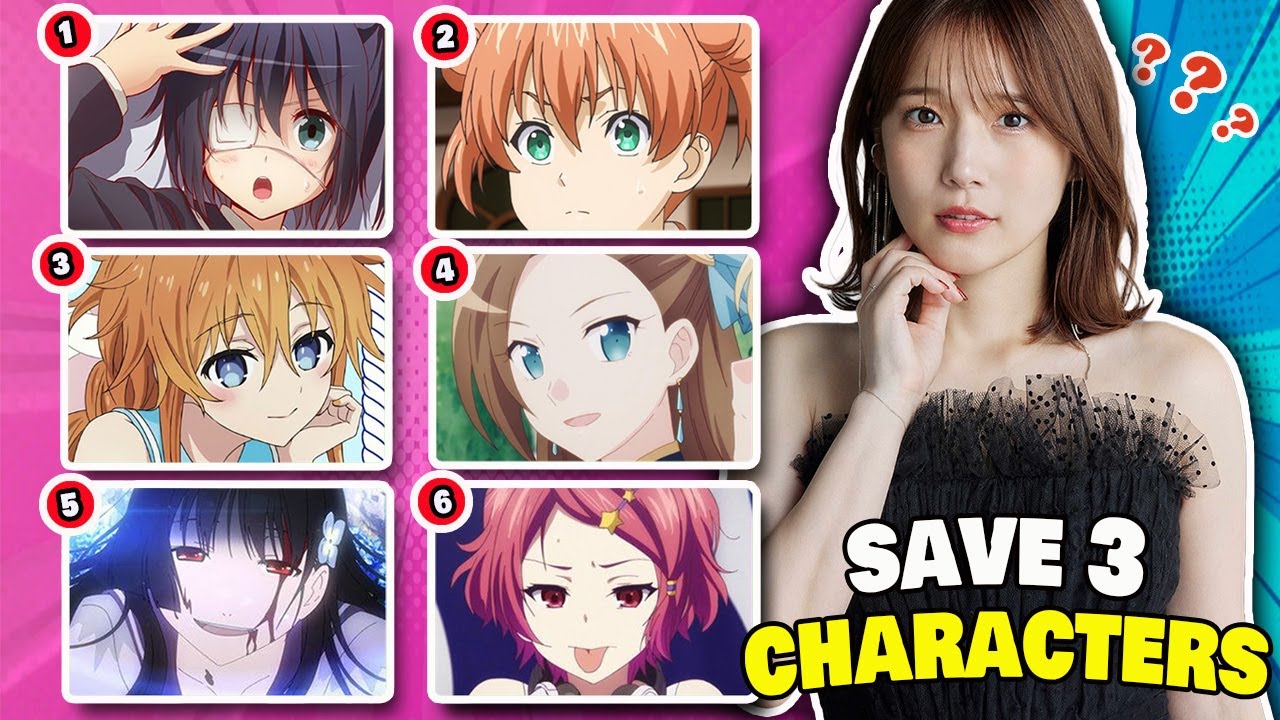 SAVE THREE ANIME CHARACTER FOR EACH VOICE ACTOR 🔥✨ | Anime Quiz