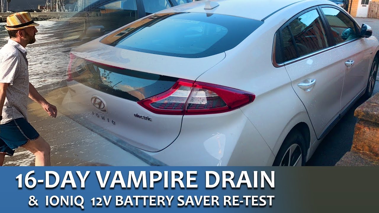 16-Day Vampire Drain Hyundai IONIQ Electric 12V Saver Re-Test