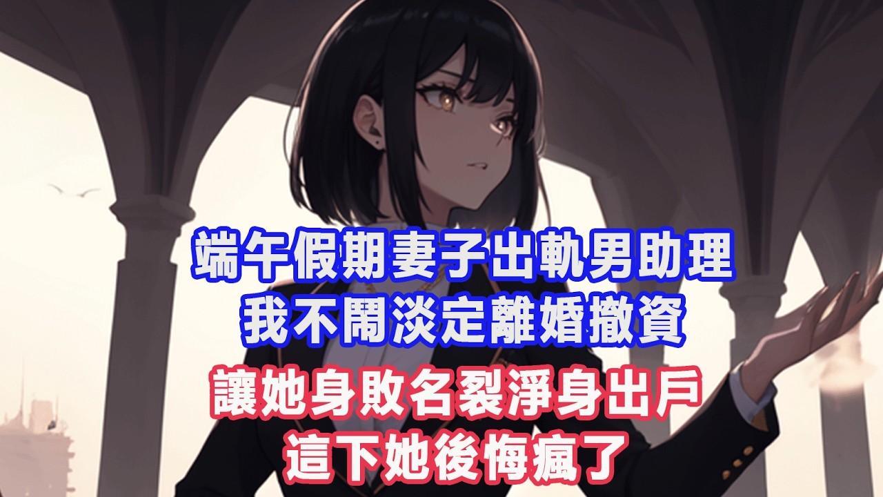 端午假期妻子出軌男助理，我不鬧淡定離婚撤資，讓她身敗名裂淨身出戶，這下她後悔瘋了#出軌小說 #愛情故事 #白月光 #幸福人生#生活经验 #情感故事