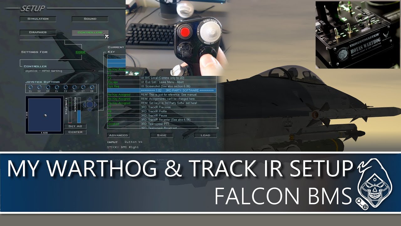 WARTHOG SETUP AND TRACK IR FOR FALCON BMS