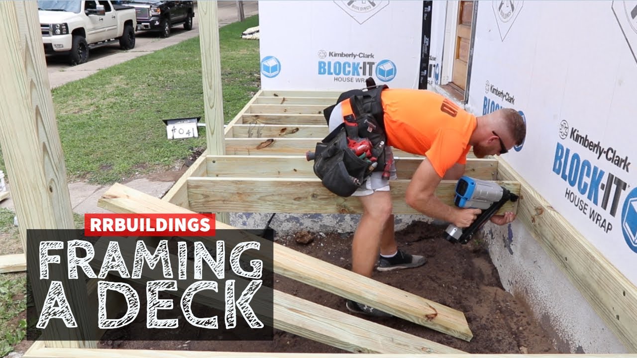 How To Renovate Your Homes Exterior Part 6: Framing the Front Deck