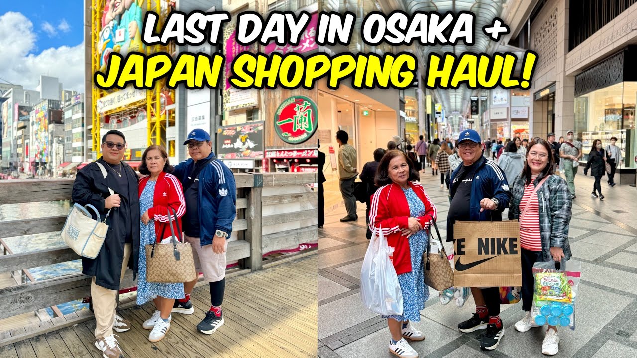 Goodbye Japan! Osaka to Manila + Japan Shopping Haul!🇯🇵 #JMRecommends | JM Banquicio