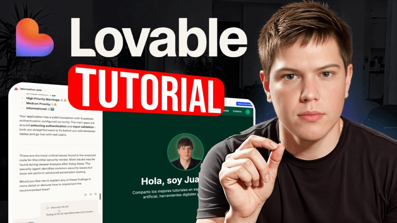 Como usar Lovable AI: Tutorial en Espa&ntilde;ol para Principiantes (2025)