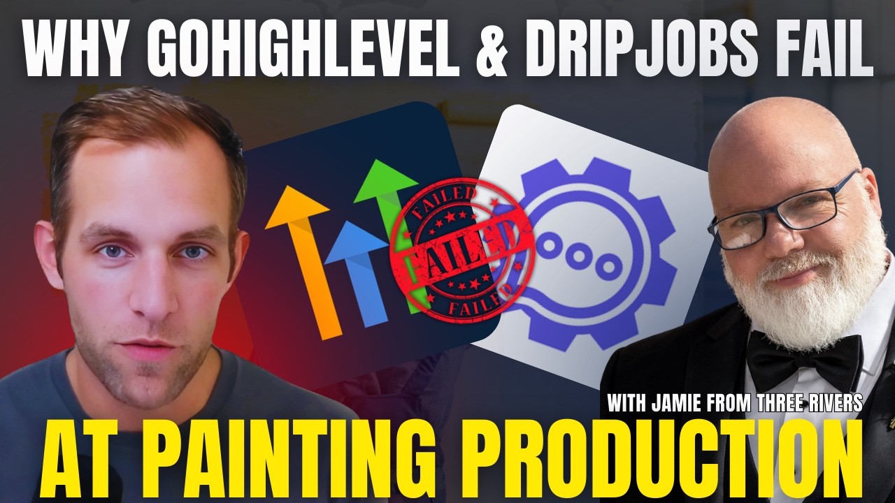 Why GoHighLevel & DripJobs Fail at Painting Production With Jamie from Three Rivers