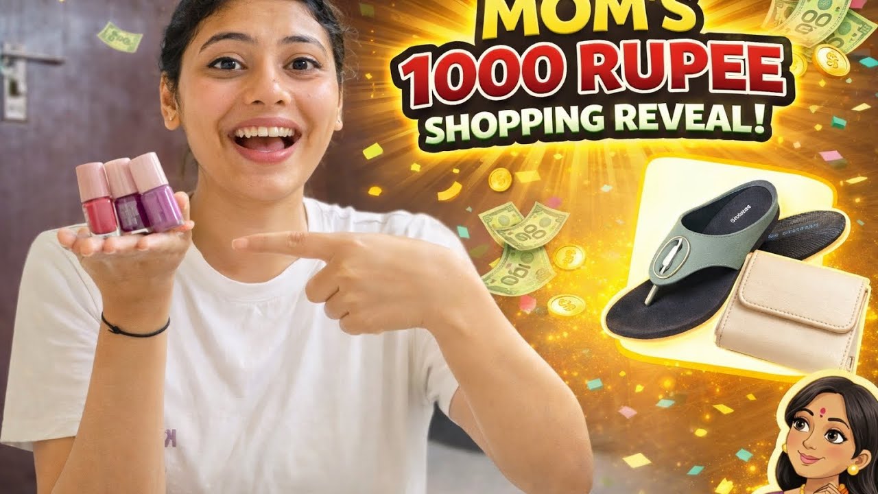 🔥 I Gave My Mom ₹1000… What She Bought SHOCKED Me! 😱🛍️ 365 Days vlogging challenge( Day 66)👈🏻