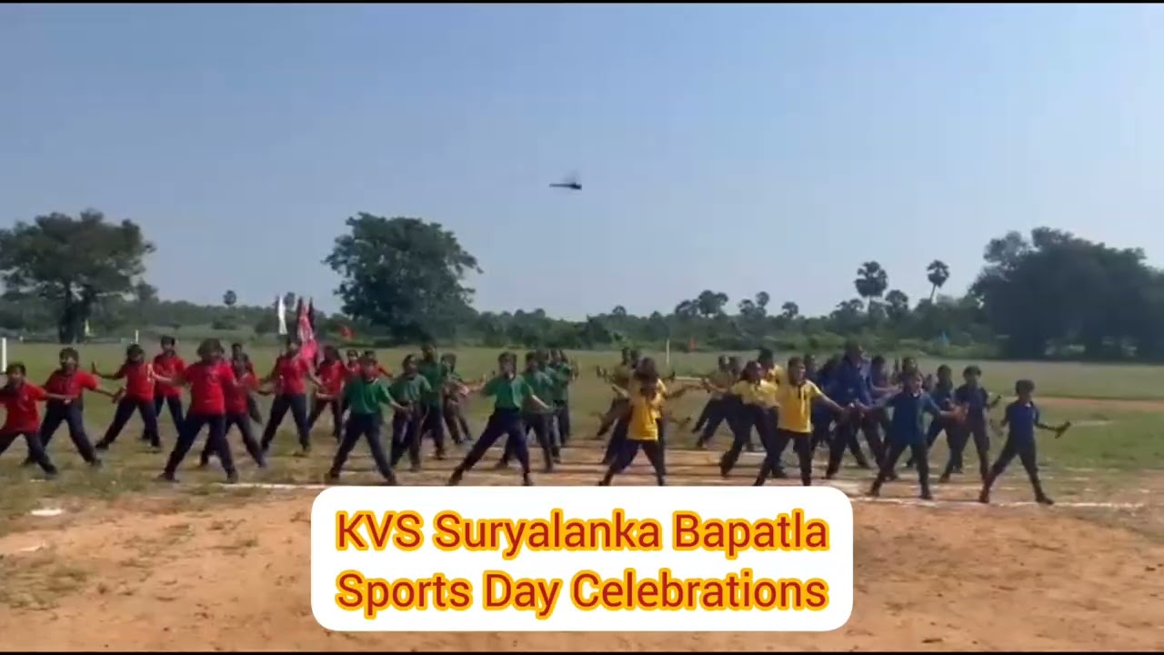 Sports day celebrations in kvschool suryalanka#youtube #kvschool #kvs #sportsday #videos 