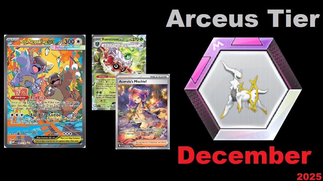 Reaching Arceus Tier For December 2025! - Mega Kangaskhan ex + Forretress ex - Standard -PTCG Live-