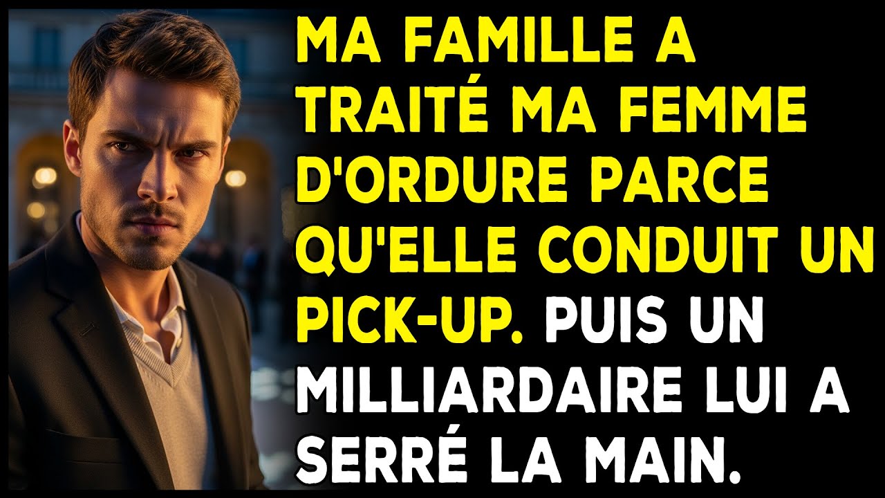 Ma famille a insulté ma femme pour son pick-up — puis un milliardaire l’a saluée.