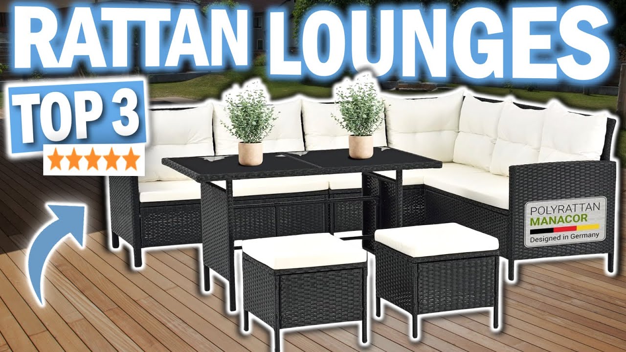 Die besten Rattan Lounges Gartenmöbel 2026 – tectake, Juskys oder BRAST?