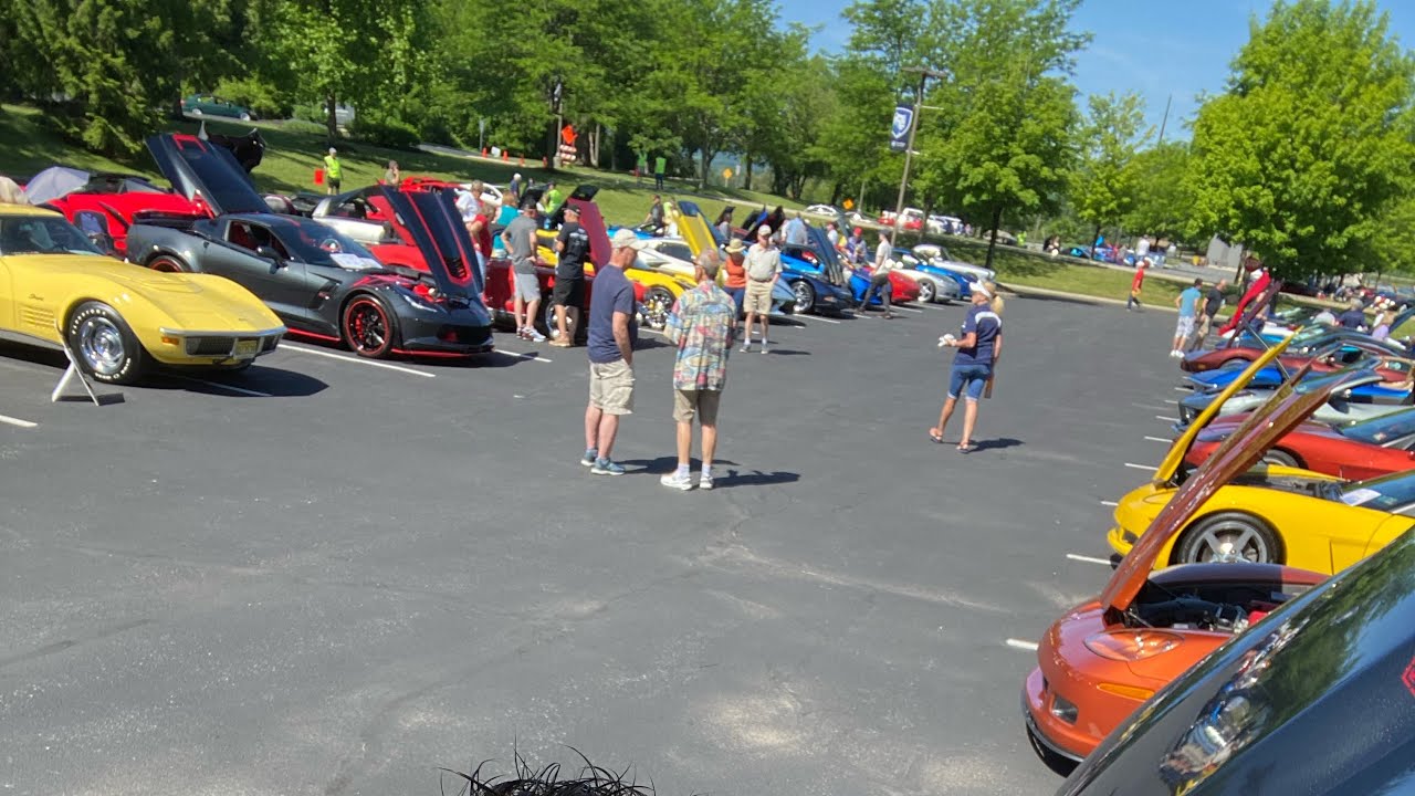 Corvette show.  Allentown area corvette club spring fest   2024