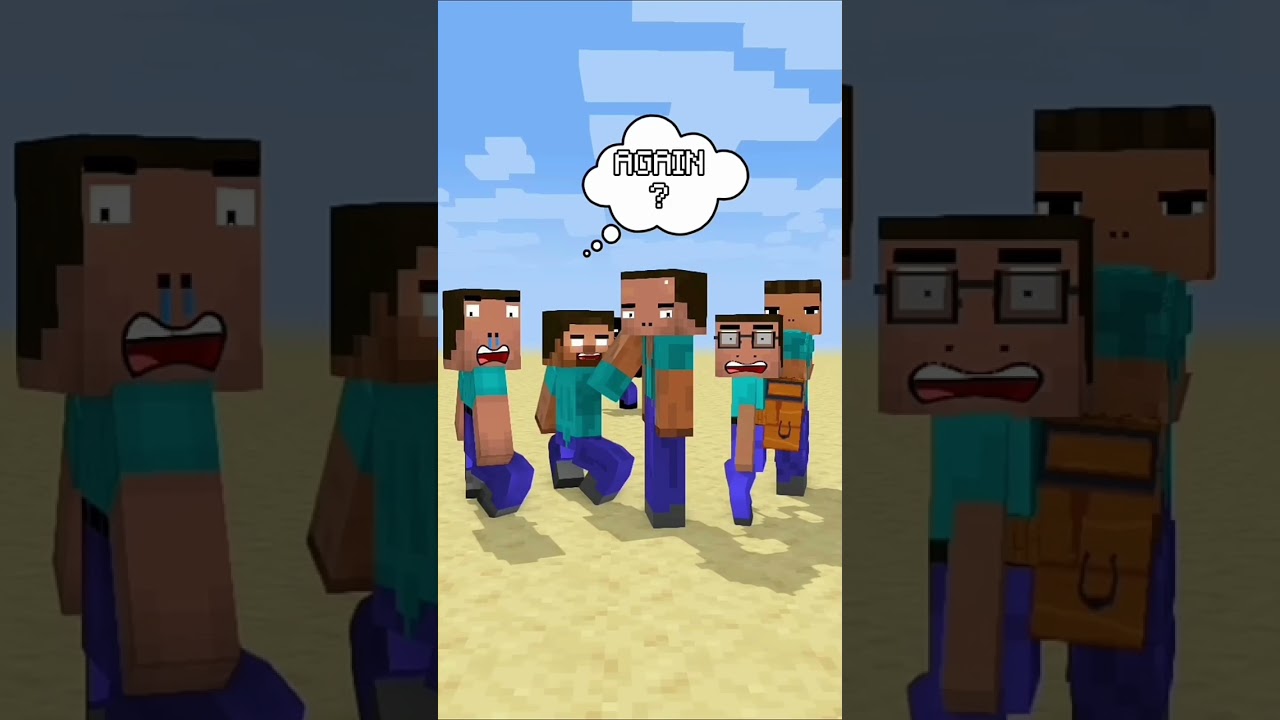 HELP Herobrine And His Friends From The Floor Is Lava #friendship #shorts #trending #anime
