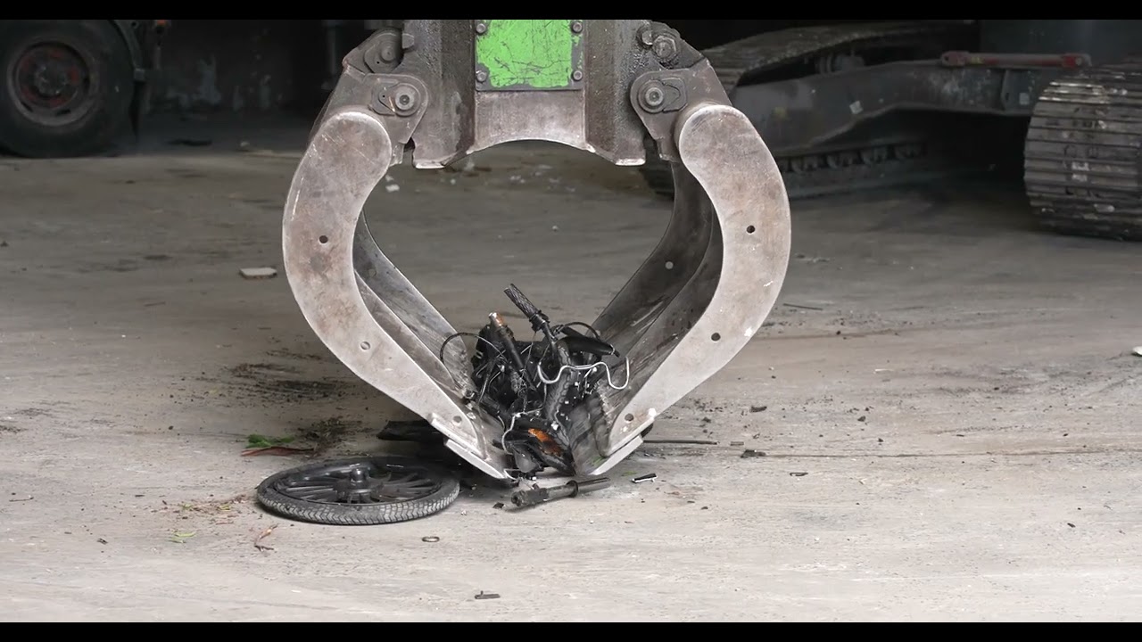 Seized and Crushed iIlegal E Bike -NSW Gov