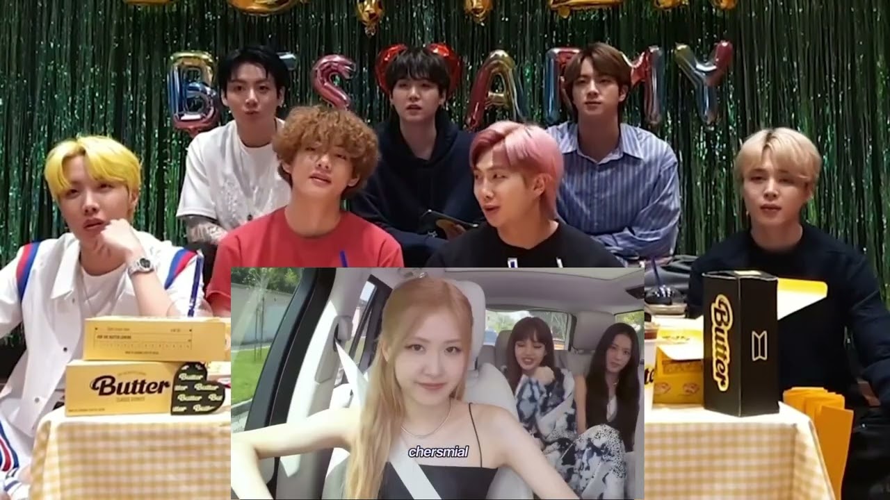 bts reaction blackpink