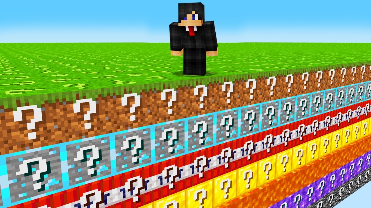 Minecraft, But The World Is Lucky Blocks...