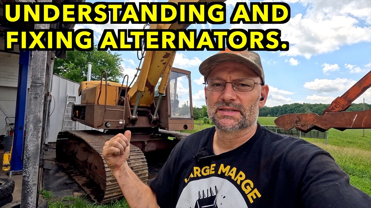 Alternators: How They Work & How To Fix Them. Case 170B Excavator.