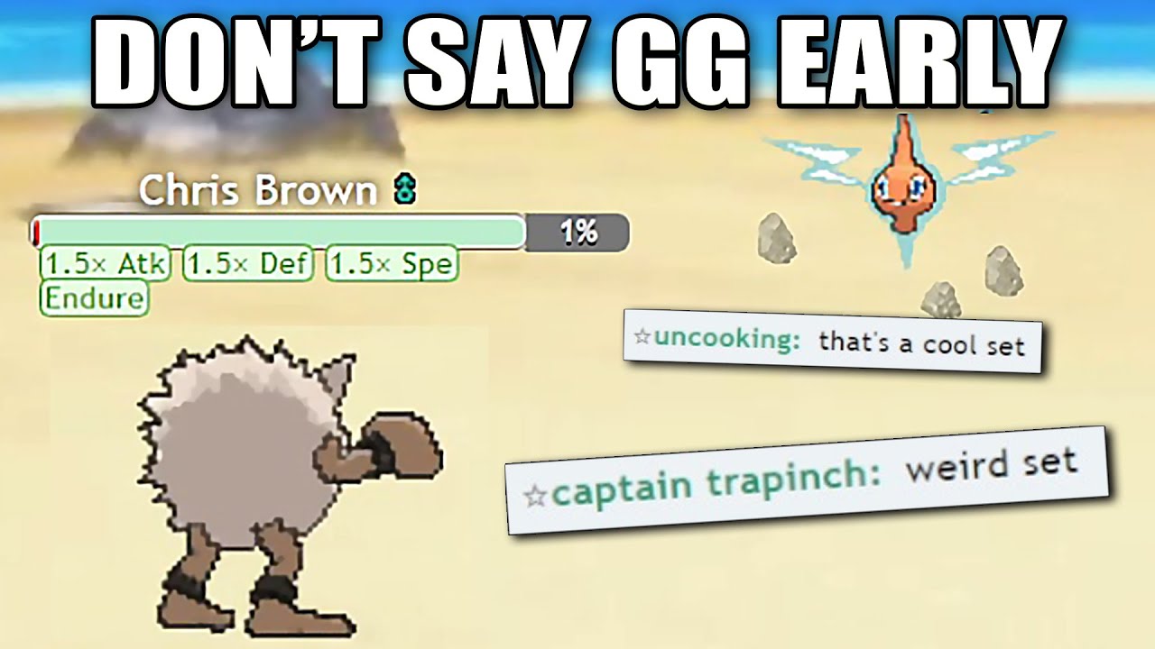НИКОГДА не пиши &laquo;GG&raquo; раньше времени в Pokemon Showdown