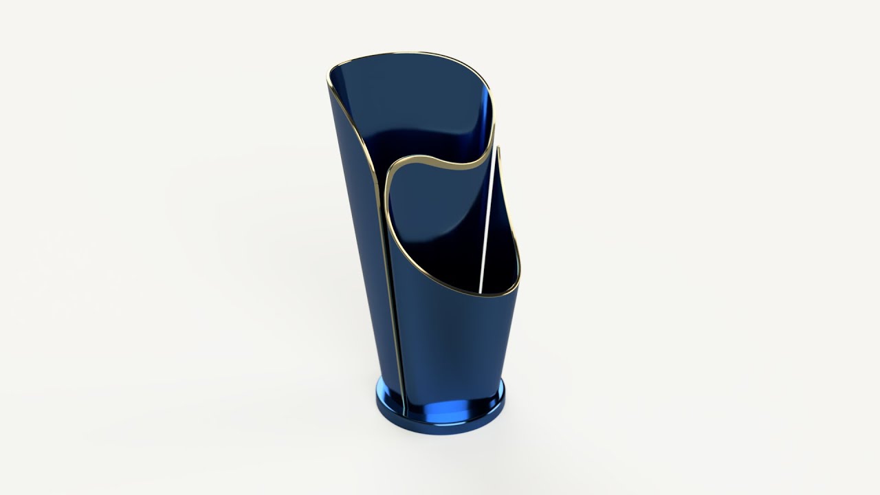 Sculpted Flower Vase Design in Autodesk Fusion 360 | Elegant Parametric Modeling Tutorial