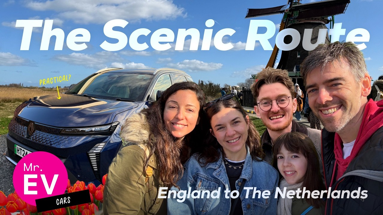 Our Dutch road trip in a Renault Scenic packed with people: Windmills, tulips & EV reality check