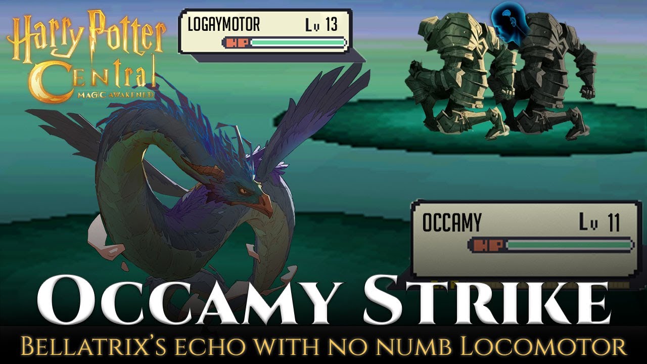 Harry Potter Magic Awakened : Bellatrix's Occamy against Numbskull Locomotor