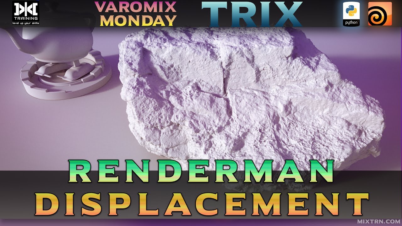 VMT 028 - HOUDINI - Pixar Renderman Displacement How-to