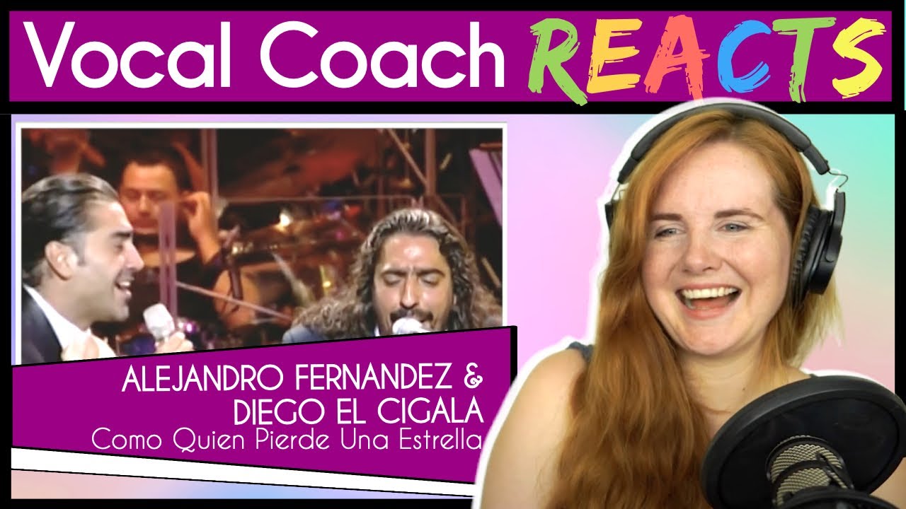 Vocal Coach reacts to Alejandro Fernandez y Diego El Cigala - Como Quien Pierde Una Estrella (live)