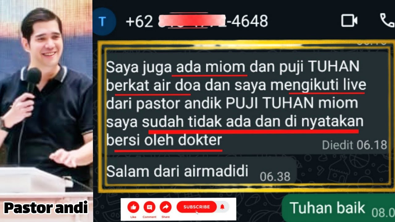 IKUT LIVE STREAMING MIOM HILANG SETELAH DIDOAKAN DINYATAKAN BERSIH OLEH DOKTER SALAM DARI AIRMADIDI