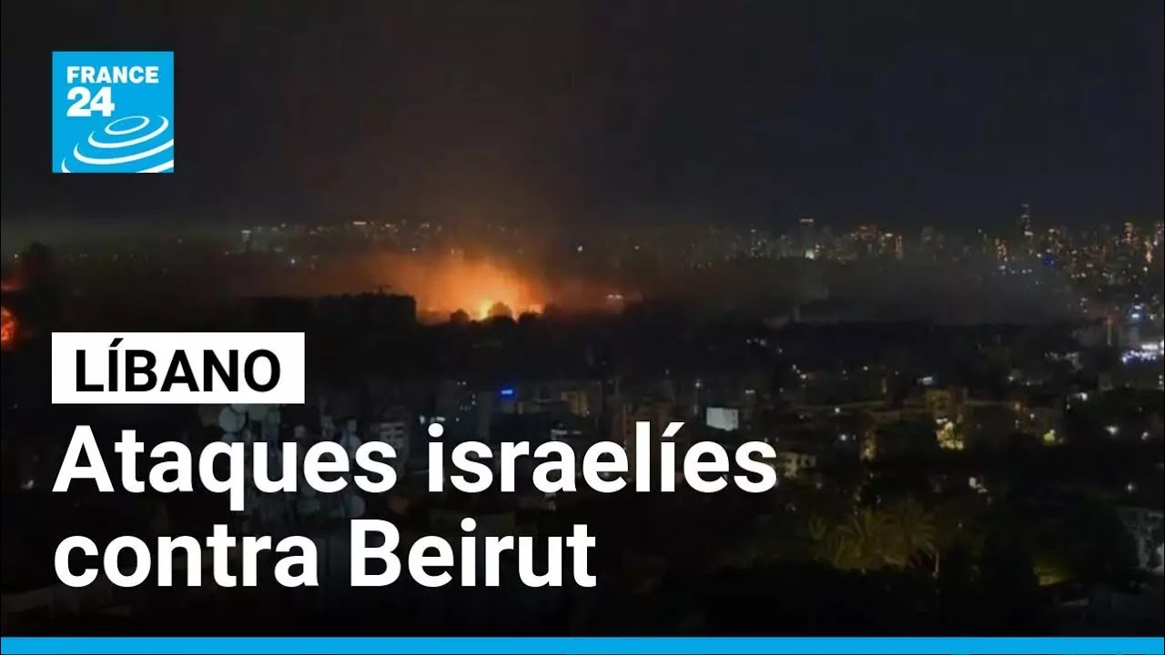 Israel ataca zona costera de Beirut; libaneses critican acciones de Hezbolá