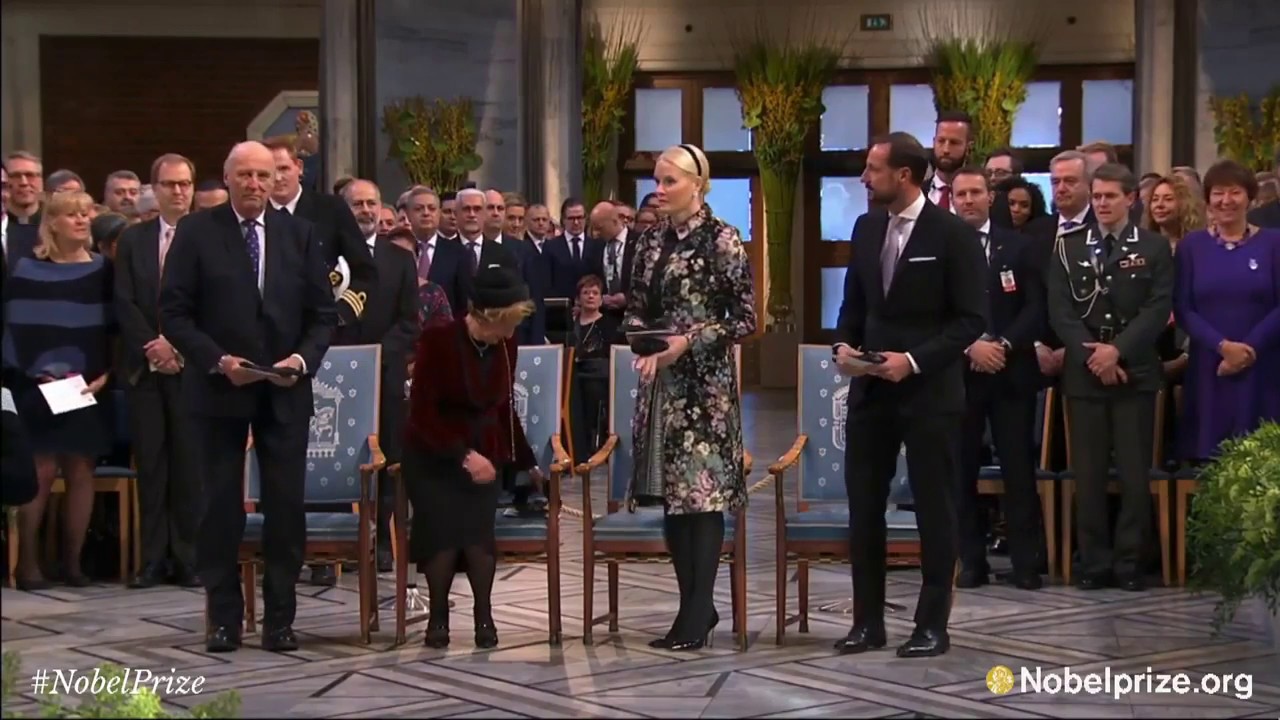 2017 Nobel Peace Prize: Arrival of the Norwegian Royal Family