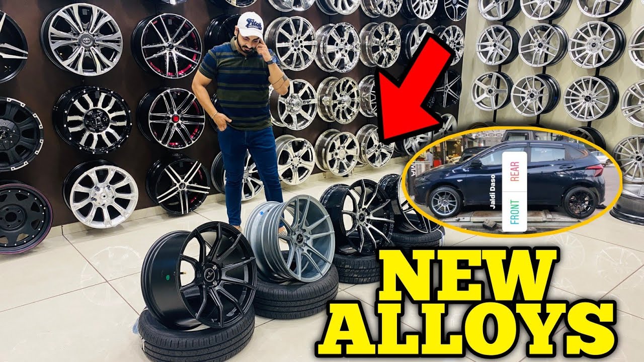 Spider Series 17” Inch Alloy Wheels Installed In Our Hyundai i20 2021 From Monga Tyres Punjab🤩