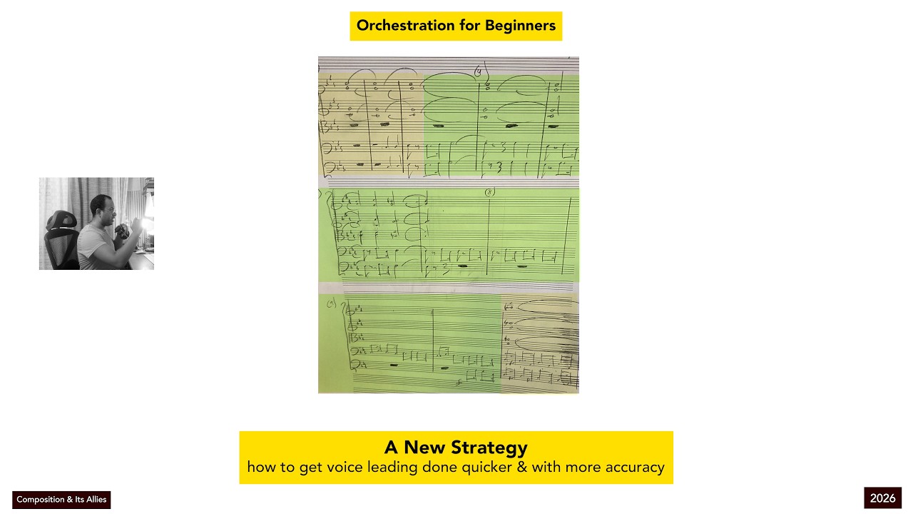 Orchestration for Beginners | The Divide & Conquer Strategy (for Quicker Voice Leading) #composition