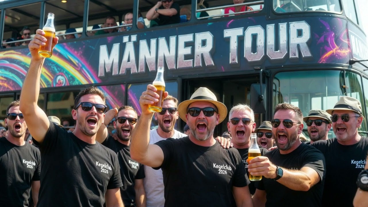 Männer-Tour - 🚌 KEGELCLUB [Ausflug] (Rock Schlager) [Freiheit] (Official Audio)