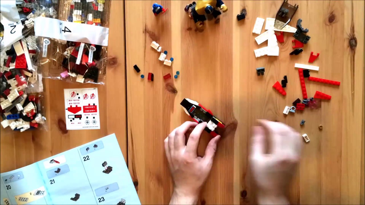 LEGO Marvel Superheroes Avenjet Space Mission 76049 Timelapse