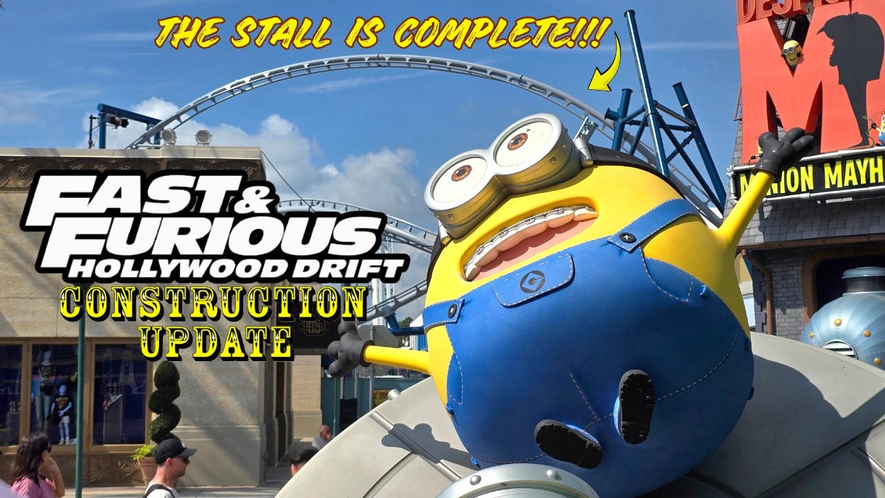 Universal Orlando Resort Fast & Furious: Hollywood Drift Roller Coaster Construction Update 7.29.26