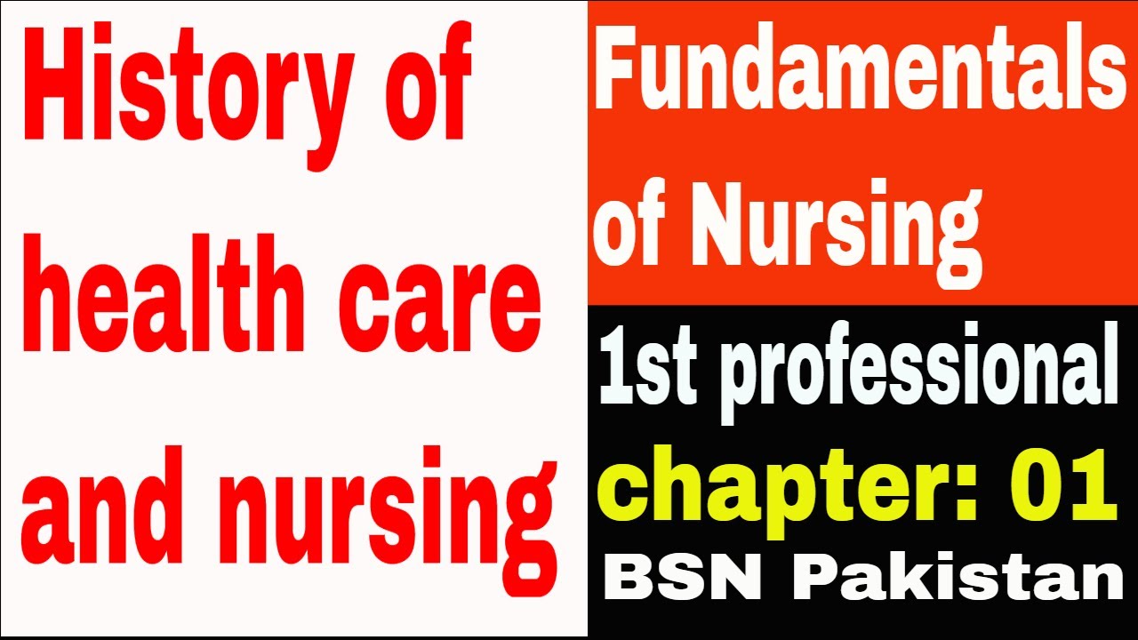 History of health care and nursing | Fundamentals of Nursing | BSN Pakistan | BSN Lectures | unit 01