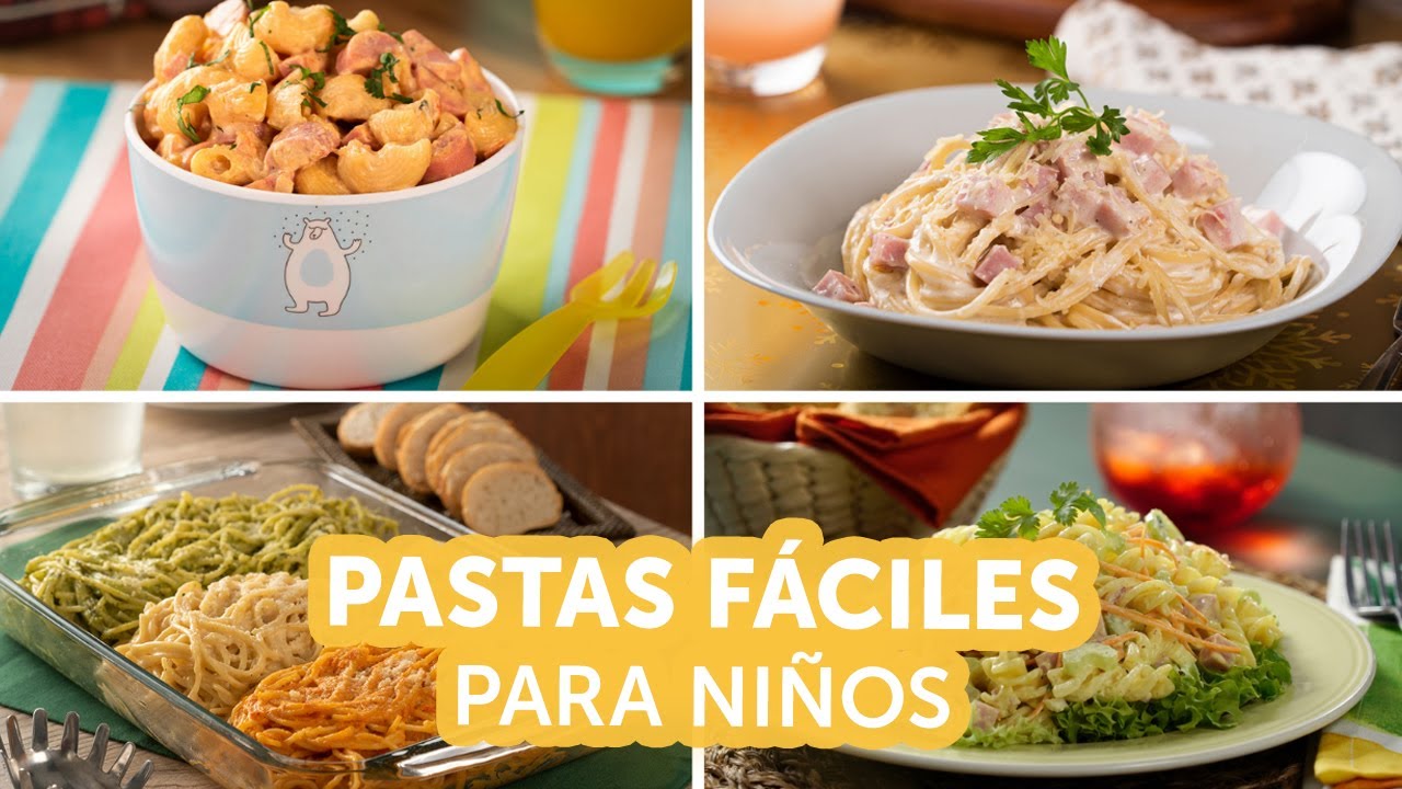Pastas fáciles para niños | Kiwilimón