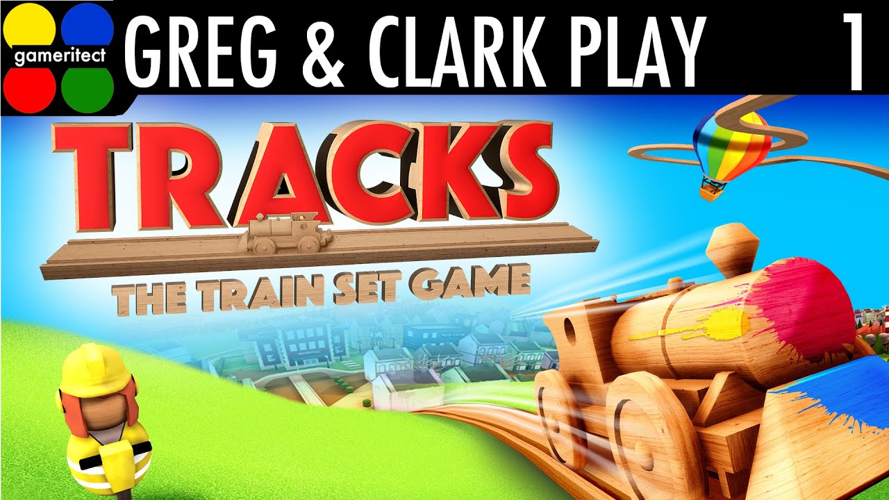 IT'S LIKE CLARK'S ROOM ON XBOX! | Greg & Clark Play Tracks The Train Set Game #1