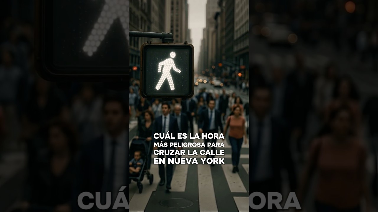 La hora m&aacute;s peligrosa para cruzar la calle en NYC #accidente #accidentedetransito #accidentnews