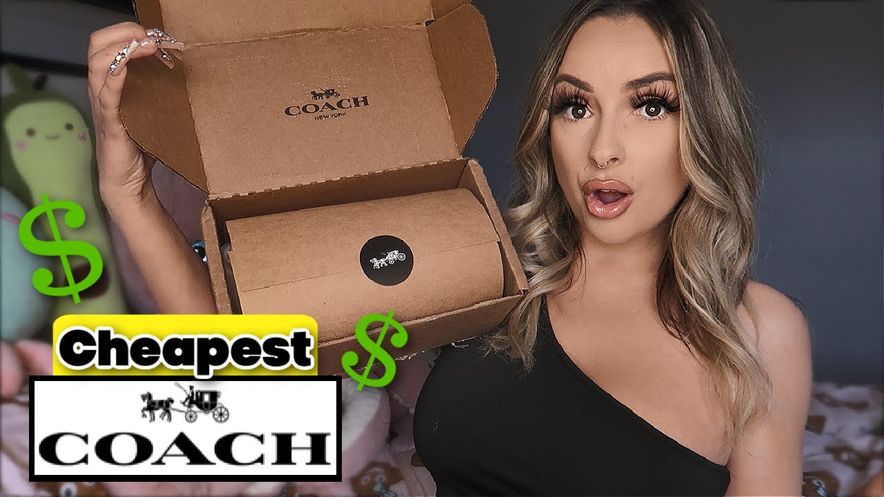 I buy the CHEAPEST thing on COACH! *Under $20?*