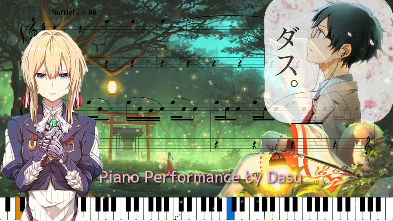 Across The Violet Sky - Piano Sheet Music