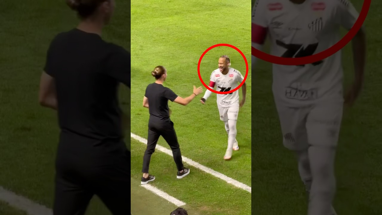 Neymar canetou treinador do Flamengo