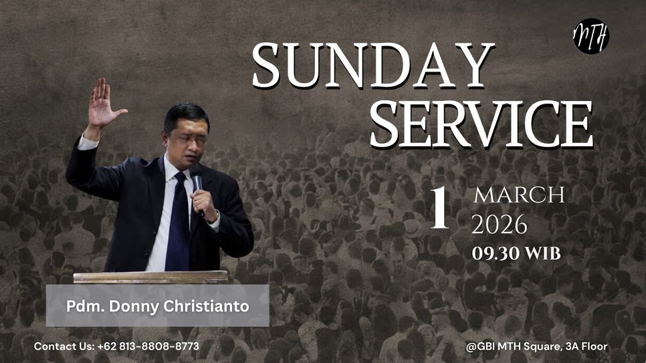 Online Sunday Service March, 1st 2026 | Pdm. Donny Christianto