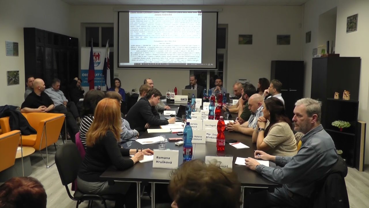 Zasedání zastupitelstva Velký Osek (13. 3. 2025)