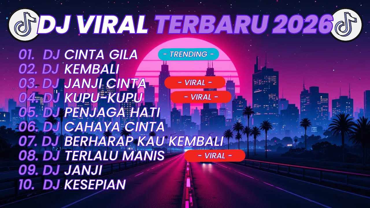 DJ TIKTOK TERBARU 2026🎵 DJ CINTA GILA | DJ KEMBALI