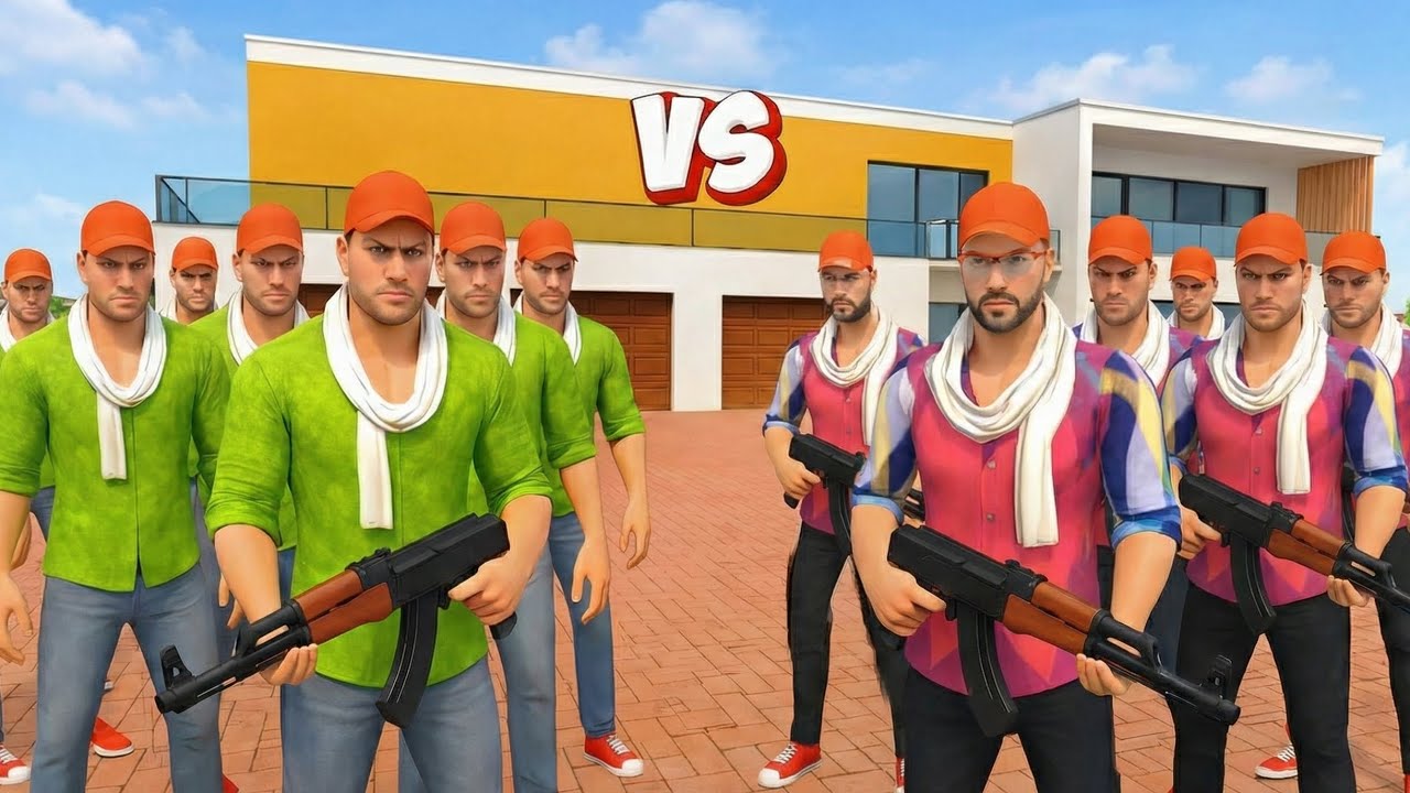 GreenJackGang vs PinkJackGang 😱 Revenge of BlueJackGang | Franklin Shinchan Indian Bike Driving 3D